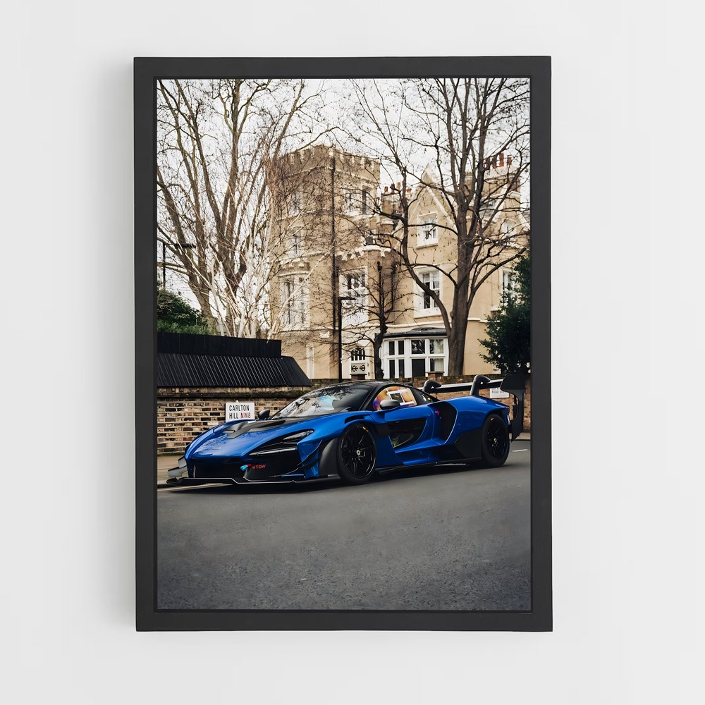 Poster magnifique Senna gtr – affiche Mclaren (vue 2)